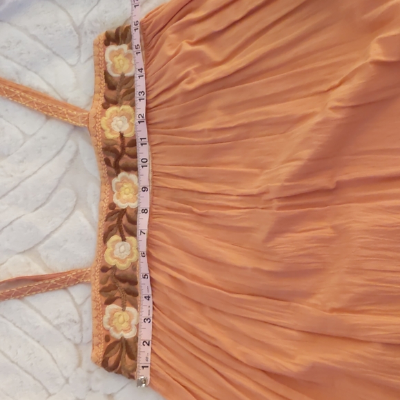 CU Prairie Winds Midi Dress Apricot Color XS - Picture 8 of 8